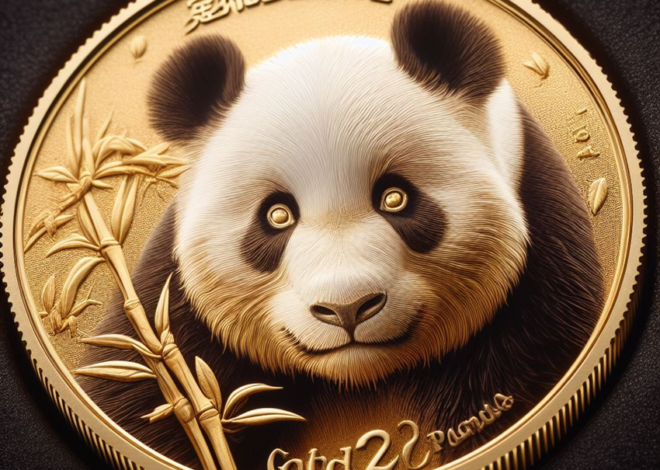 Китайская золотая монета Панда